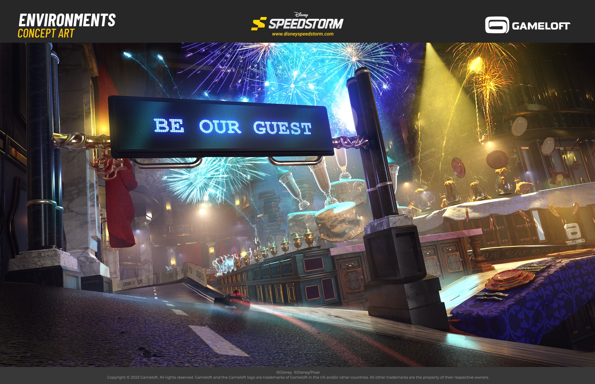 Disney Speedstorm: Environments