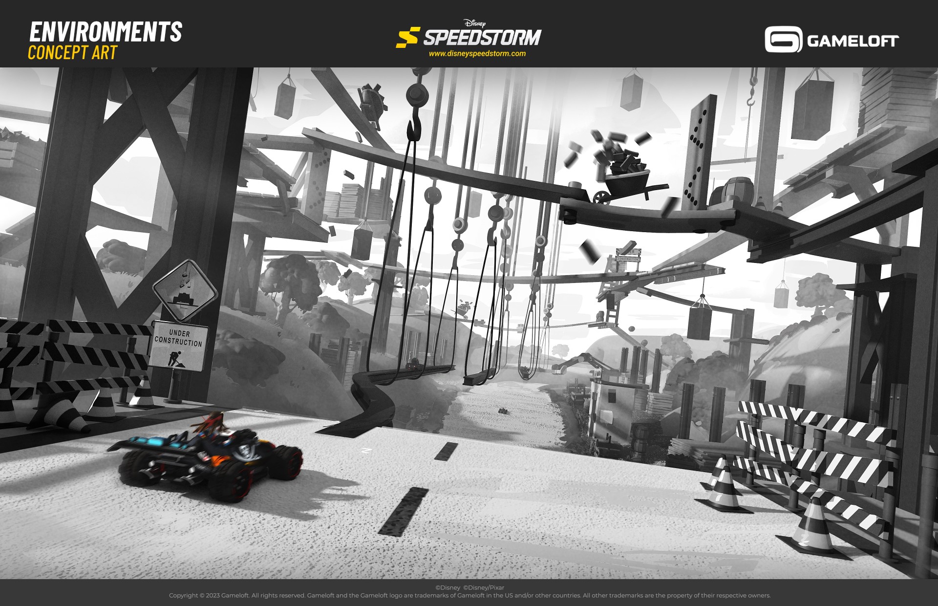 Disney Speedstorm: Environments