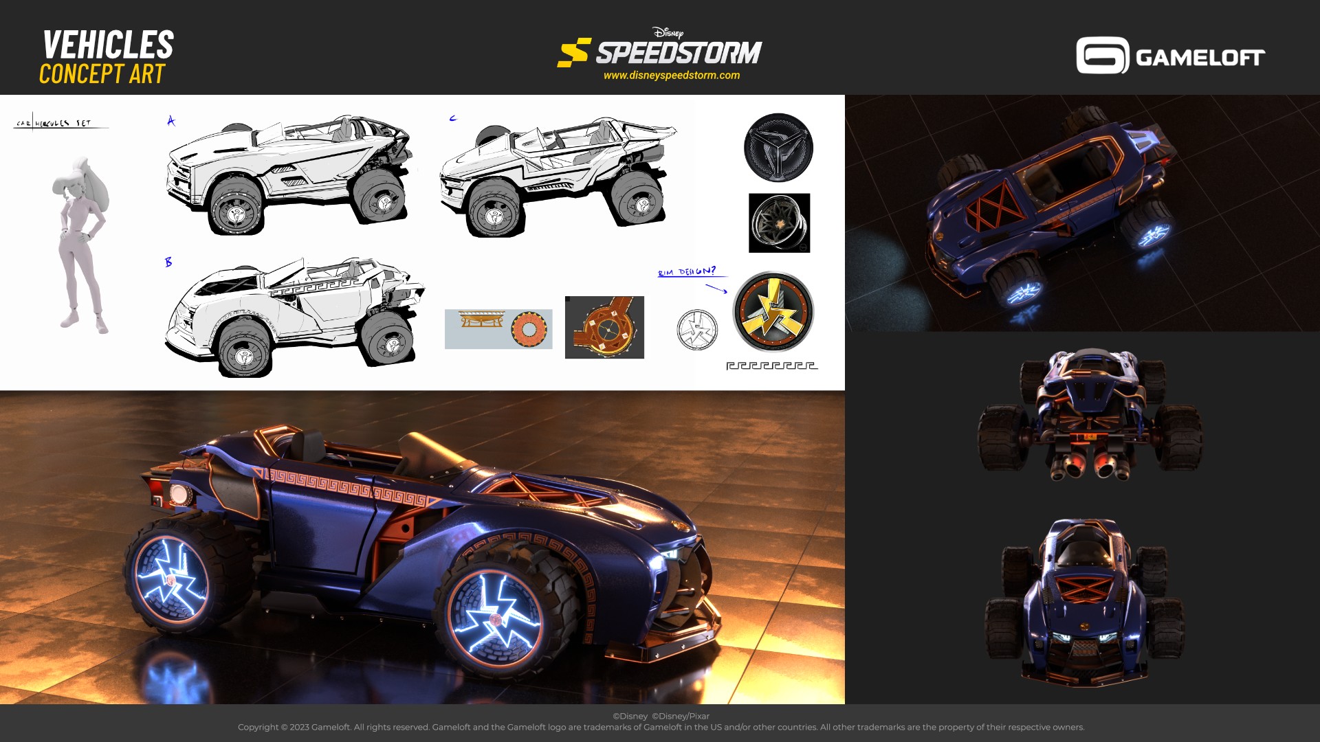Disney Speedstorm: Vehicles