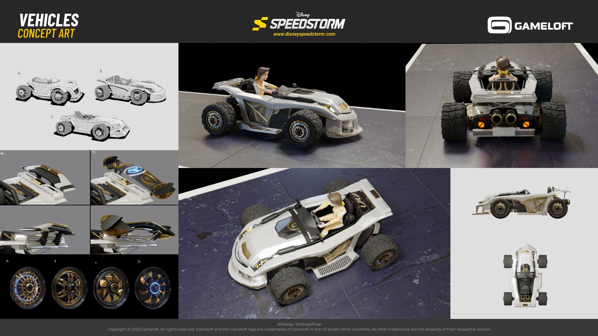 Disney Speedstorm: Vehicles