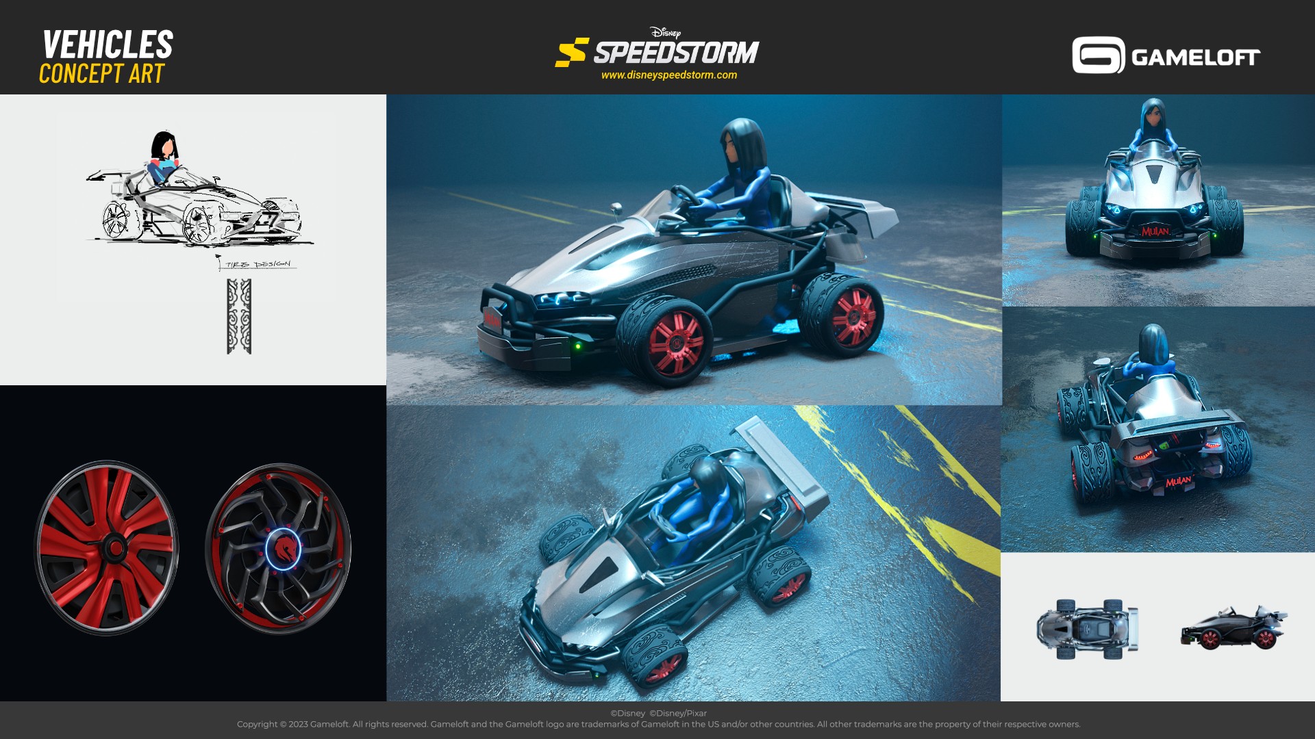 Disney Speedstorm: Vehicles